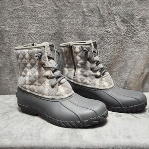 STQ waterproof womens duck boots